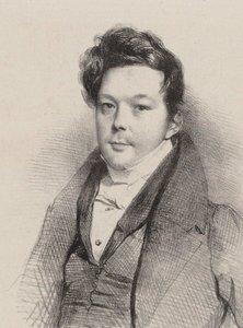 Porträt des Komponisten Auguste-Mathieu Panseron 1796-1859, 1820 von Unbekannt
