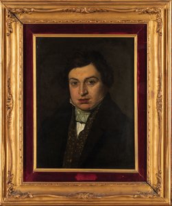 Porträt des Komponisten Gioachino Antonio Rossini 1792-1868 von Unbekannt