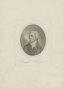Porträt des Komponisten Joseph Haydn 1732-1809, 1800er von Unbekannt