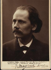 Porträt des Komponisten Jules Massenet 1842-1912, 1881 von Unbekannt