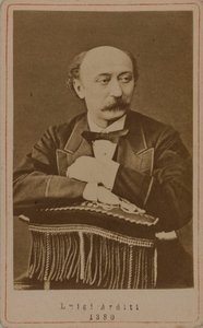 Porträt des Komponisten Luigi Arditi 1822-1903, 1880 von Unbekannt