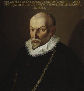 Porträt des Komponisten Roland de Lassus 1532-1594