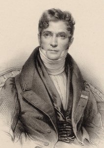 Porträt des Dirigenten und Komponisten Gaspare Spontini 1774-1851, ca. 1844