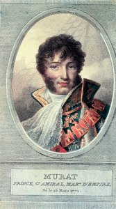 Porträt des Königs von Neapel Joachim Murat, französischer Militär- und Politiker (1767-1815)