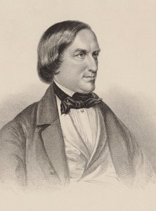 Porträt des Pianisten und Komponisten Karl August Krebs