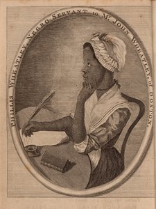 Porträt der Dichterin Phillis Wheatley ca. 1753-1784, 1773 von Unbekannt