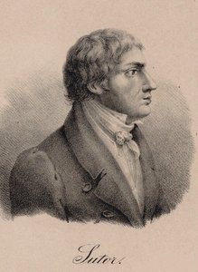 Porträt des Sängers und Komponisten Wilhelm Sutor 1774-1828, ca. 1825