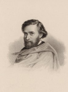 Porträt des Geigers und Komponisten Anton Wallerstein 1813-1892 von Unbekannt