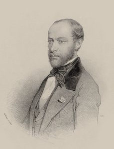 Porträt des Geigers und Komponisten Henri Vieuxtemps 1820-1881, 1857