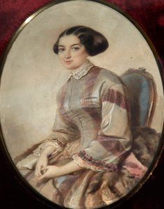 Porträt der Schriftstellerin Avdotya Panayeva, 1819-1893