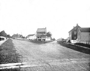 Position der Union-Schützen in Gettysburg, Pennsylvania, USA, ca. 1900