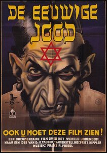Plakat für den antisemitischen Film Der ewige Jude von Unbekannt