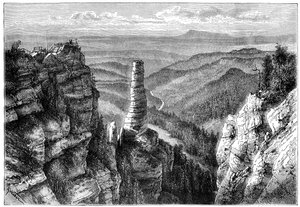 Prebischer Kogel, in der Sächsischen Schweiz, 1879 von Unbekannt