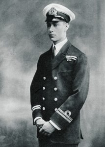 Prinz Albert in der Uniform eines Leutnants der Royal Navy, 1918 von Unbekannt
