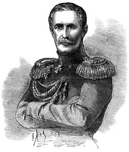 Prinz Aleksandr Sergejewitsch Menschikow, russischer Militärkommandant, 1853