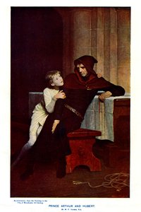 Prinz Arthur und Hubert, 19. Jahrhundert von Unbekannt