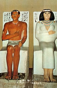 Prinz Rahotep und seine Frau Nofret, Ägypten, 4. Dynastie