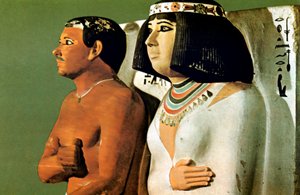 Prinz Rahotep und seine Frau Nofret, Ägypten, 4. Dynastie von Unbekannt