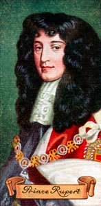 Prinz Rupert, aus einer Serie von Zigarettenkarten