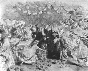 Ankunft von Prinzessin Alexandra in England, 1863..., 1901