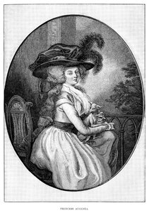 Prinzessin Augusta, zweite Tochter von Georg III von Unbekannt