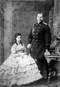 Prinzessin Dagmar von Dänemark und Großfürst Alexander Alexandrowitsch von Russland von Unbekannt