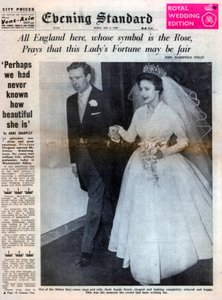 Prinzessin Margaret heiratet Antony Armstrong-Jones, 6. Mai 1960 von Unbekannt