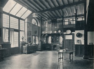 Hauptraum eines neuen Studio-Residenz in Lennox Gardens, Kensington, um 1911