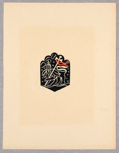 Druck, Vignette, Platte X, Äthiopien, cili Christos, Madonna und Heilige, wie ich sie in den Illuminierungen alter äthiopischer Kodizes gesehen habe, Portfolio, 1920 von Unbekannt