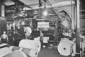 Druck der Zeitung Daily Telegraph, London