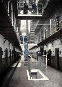 Gefangene gehen zum Abendessen, Wormwood Scrubs Gefängnis, London, ca. 1903