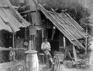 Goldsucher, Gippsland, Victoria, Australien, 1886