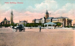 Öffentliche Gebäude, Bombay, Indien, frühes 20. Jahrhundert von Unbekannt