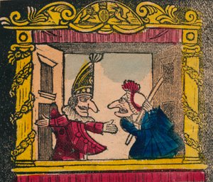 Punch und Judy, spätes 18. - frühes 19. Jahrhundert