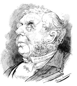 Puzzlekopf, der den britischen Politiker George Joachim Goschen darstellt, aus Punch, 1899 von Unbekannt