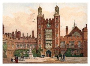 Innenhof des Eton College, 1880