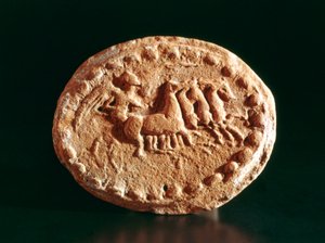 Quadriga, Kerkouane, Tunesien, 3. Jahrhundert v. Chr. von Unbekannt