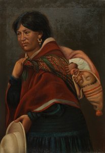 Quechua-Mutter, ca. 1890-1892