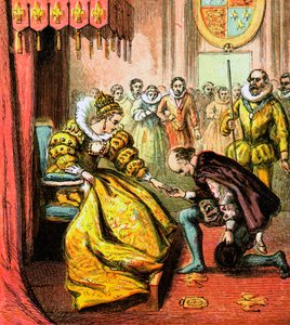 Königin Elizabeth und Shakespeare von Unbekannt