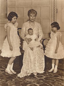 Königin Mary-Großmutter, Sandringham, Jan 1936