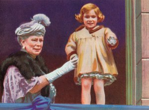 Königin Mary 1867-1953 und Prinzessin Margaret 1930-2002 anlässlich des Silberjubiläums von König Georg V. von Unbekannt