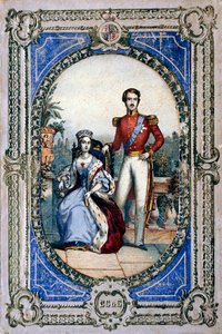 Königin Victoria und Prinz Albert, um 1840 von Unbekannt