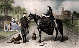Königin Victoria im Osborne House, 1865 1906 von Unbekannt