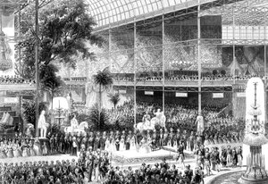 Königin Victoria eröffnet die Große Ausstellung, Crystal Palace, London, 1. Mai 1851