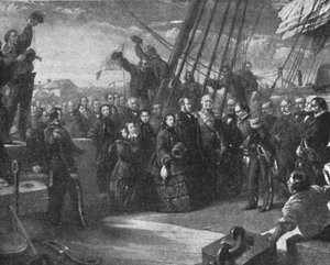 Königin Victorias Interesse an der Suche nach Franklin, 1856
