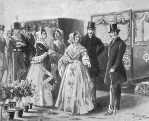 Königin Victorias erste Zugreise, von Slough nach Paddington, 13. Juni 1842, 1901