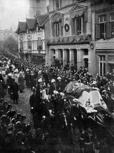 Beerdigungsprozession von Königin Victoria, 1901