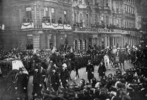 Trauerzug von Königin Victoria durch London, 1901