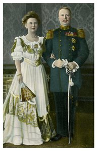 Königin Wilhelmina und Prinz Heinrich der Niederlande, um 1900-1910 von Unbekannt