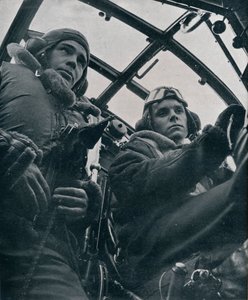 RAF-Bomberpilot und zweiter Pilot, 1941